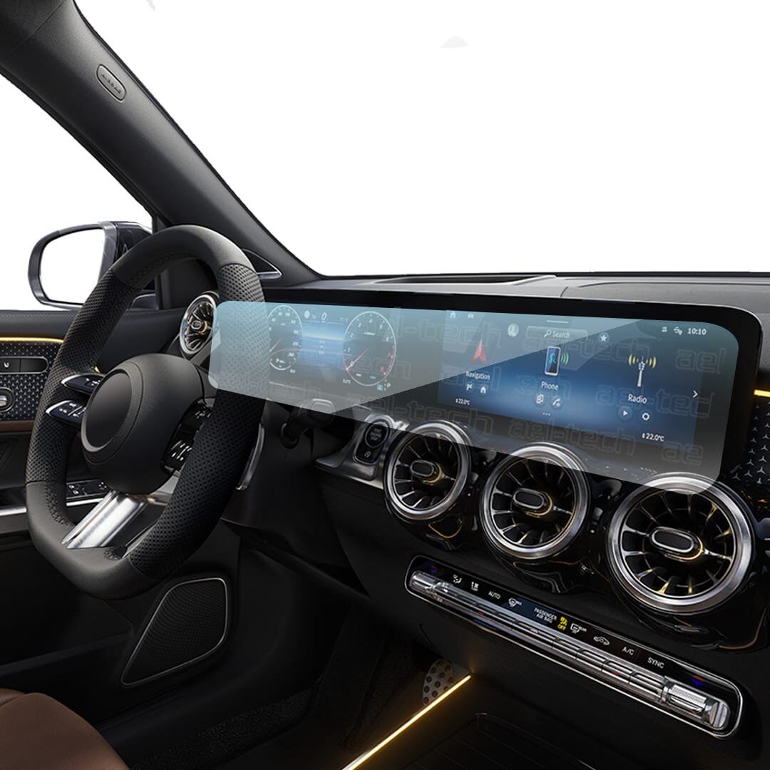 Mercedes GLB 10.25 inç Navigasyon ve Gösterge 9H Nano Ekran Koruyucu 2019 2025