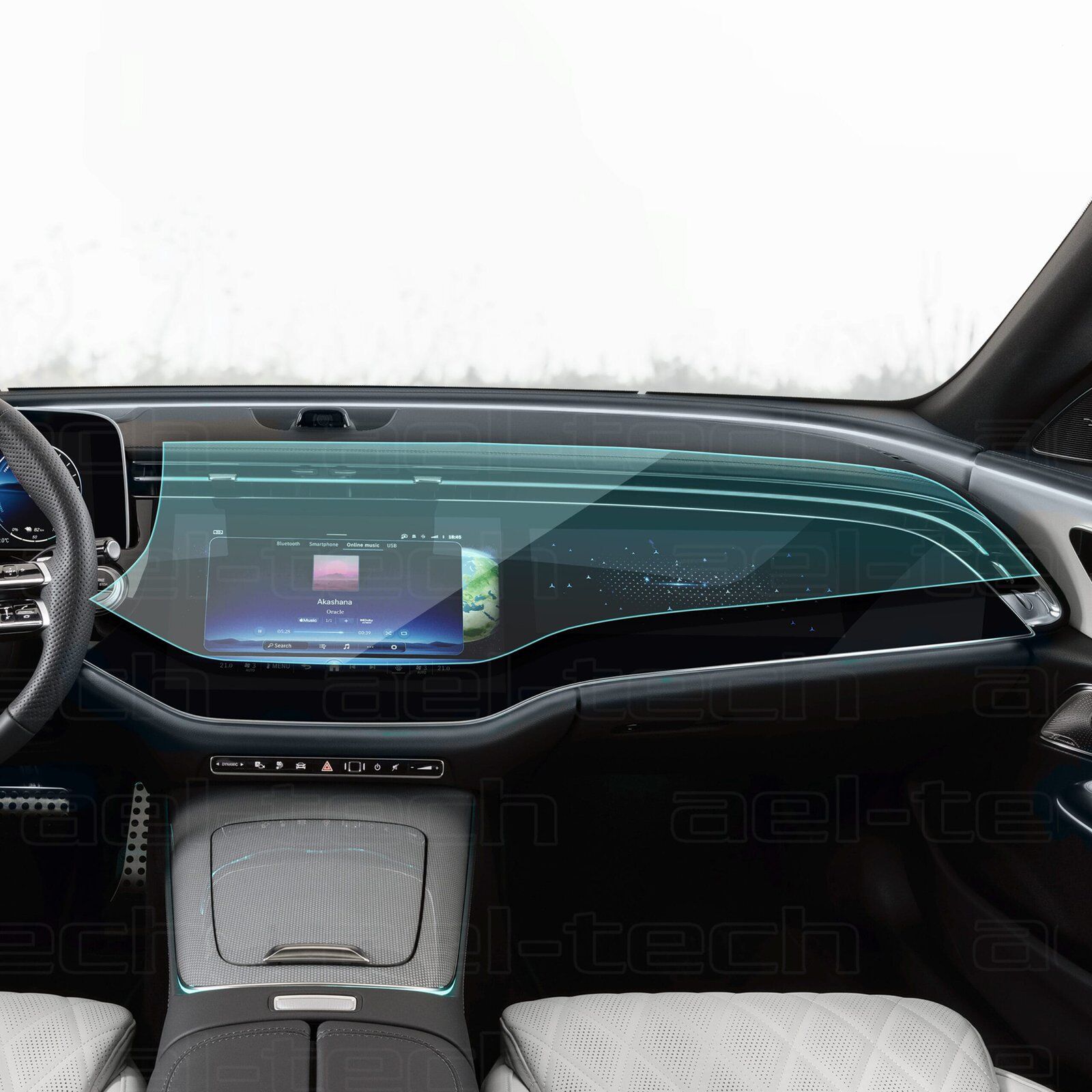 Mercedes E Serisi W214 Navigasyon Uyumlu Nano Ekran Koruyucu 2024 2025