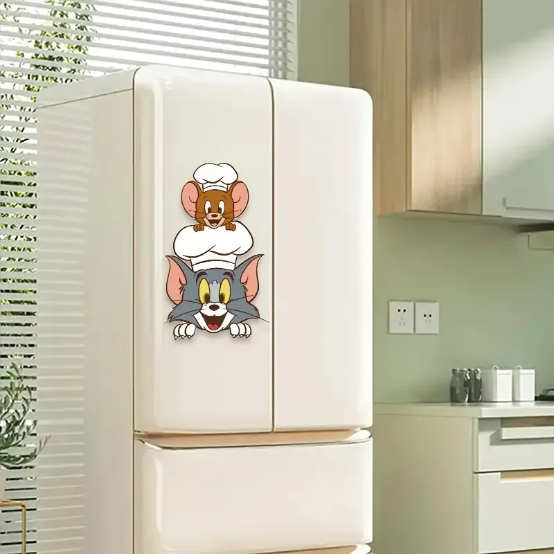 Kedi ve Fare Buzdolabı Çıkartmaları