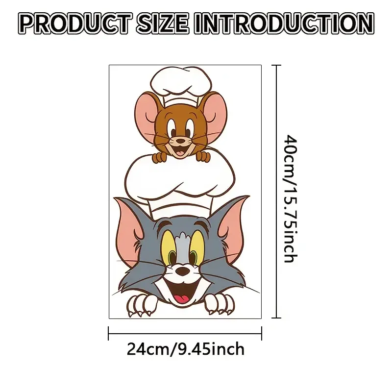 Kedi ve Fare Buzdolabı Çıkartmaları