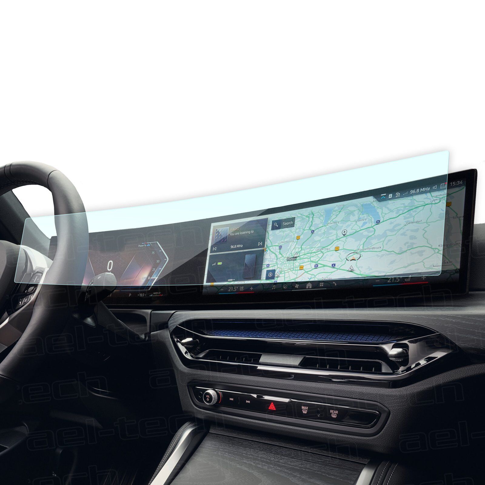 BMW 4 Serisi Dijital Gösterge Ve Navigasyon Uyumlu Nano Ekran Koruyucu 2023 2025