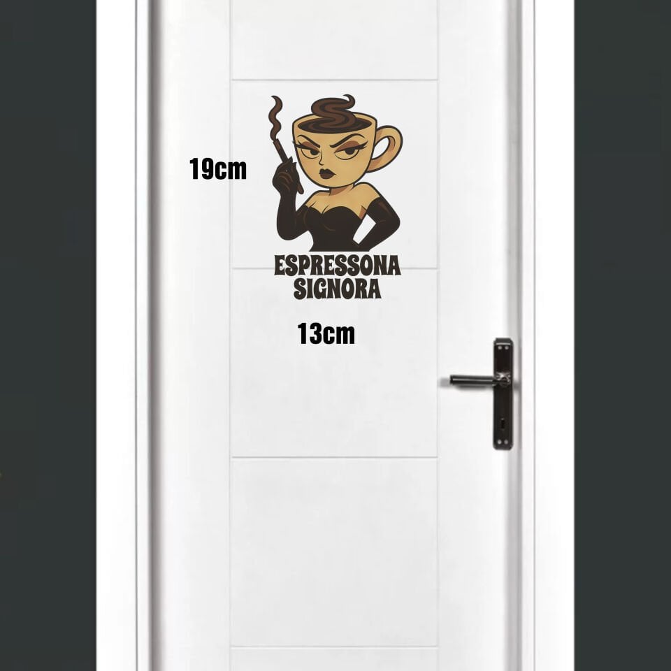 Espressona Signora Sticker