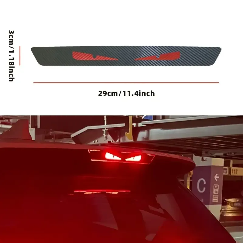 Canavarın Kötü Göz Araba Stop Lambası Çıkartması