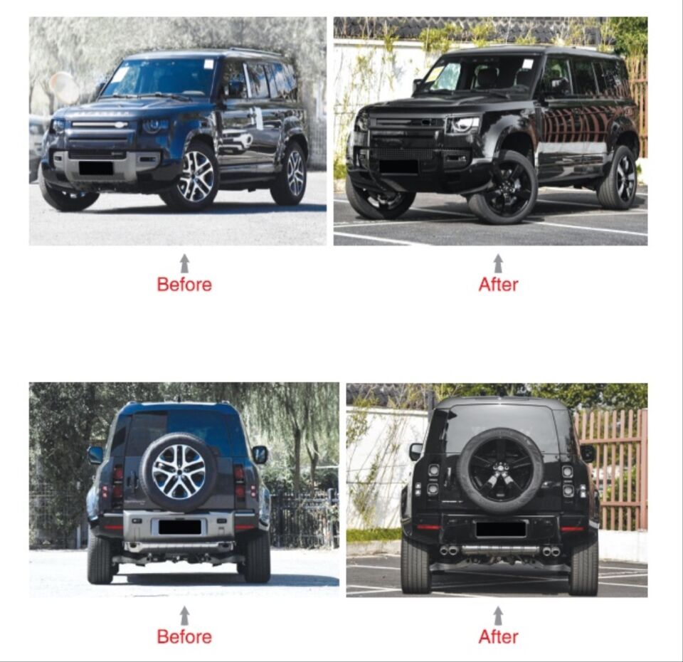 DEFENDER 2020+ İÇİN BLACK EDİTİON BODY KIT (FULL SET)  (110)