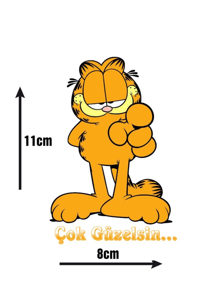 Garfield Çok Güzelsin Sticker