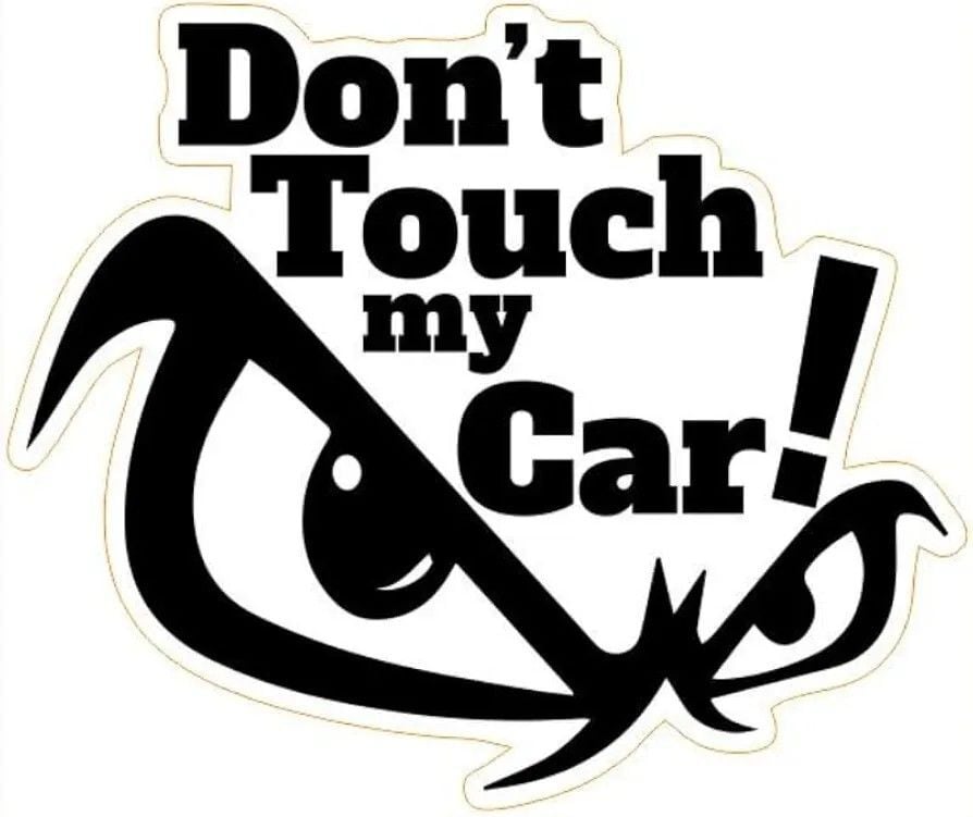 Araba Dokunma Sticker-2