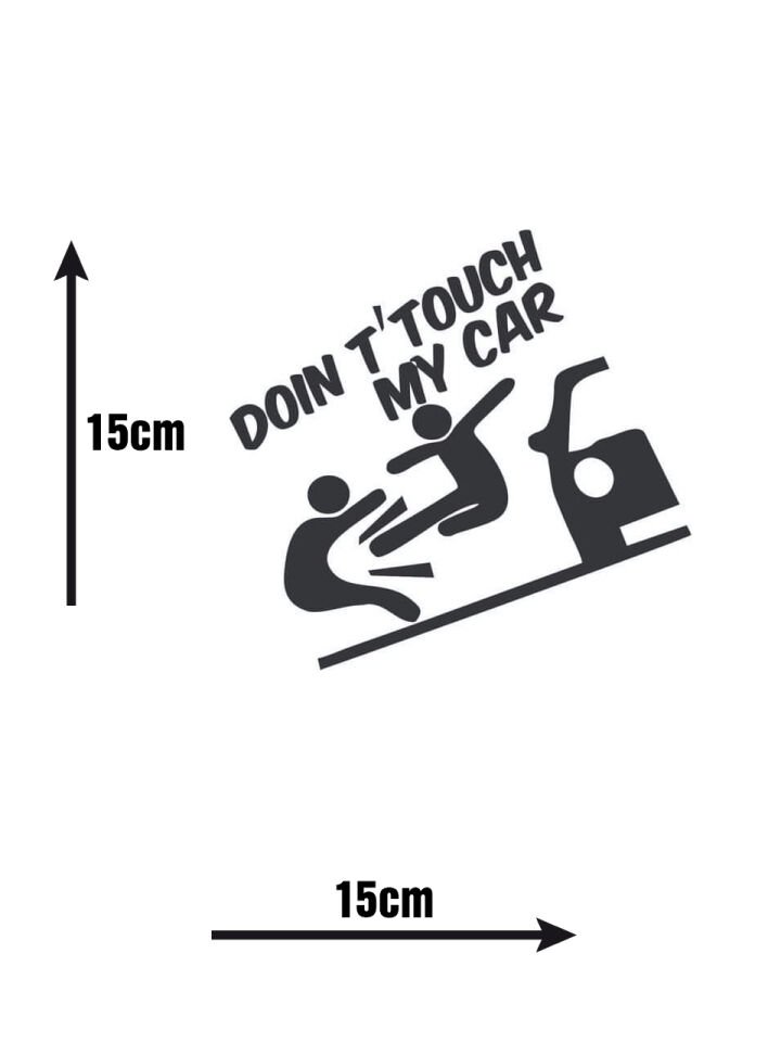 Araba Dokunma Sticker-3