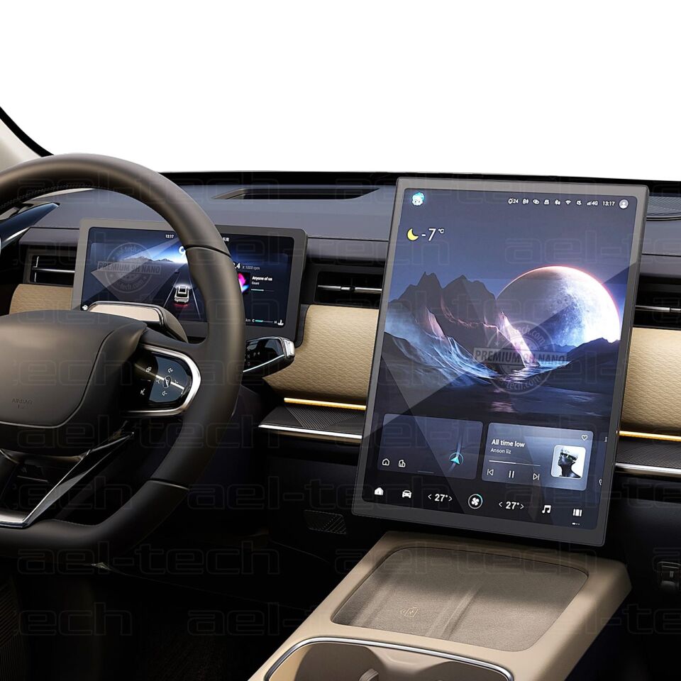 Jaecoo 7 Revive Uyumlu 13.2 inç Navigasyon ve 10.25 İnç Dijital Gösterge 9H Nano Ekran Koruyucu 2'li Set