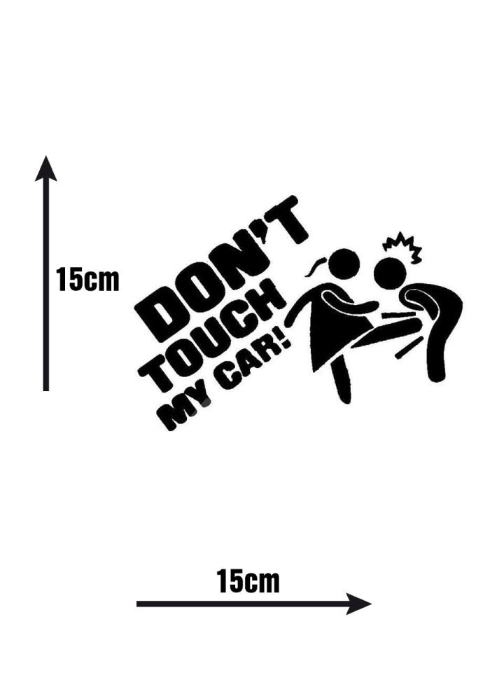 Araba Dokunma Sticker-4