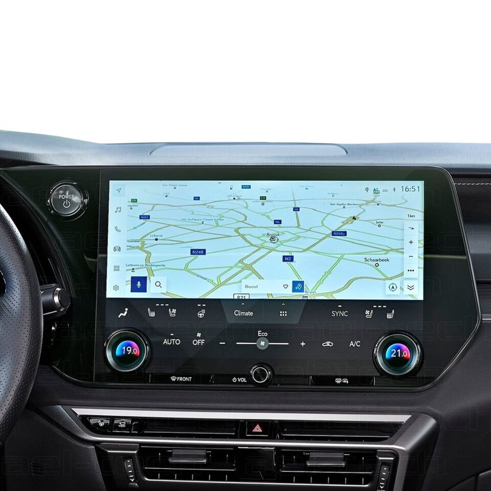 Lexus RX 350/450/500 2023-2025 Uyumlu 14 İnç Navigasyon 9H Nano Ekran Koruyucu