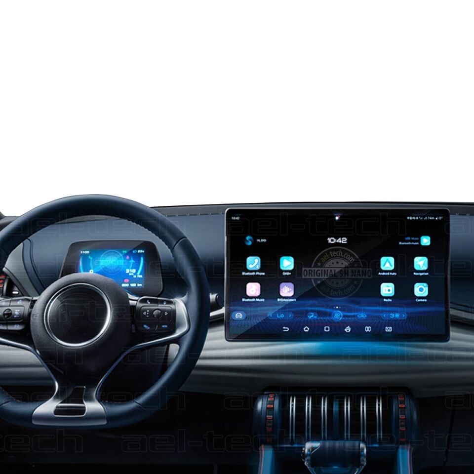 BYD Atto 3 2024-2025 Uyumlu Dijital Gösterge ve 15.6 inç Navigasyon 9H Nano Ekran Koruyucu 2'li Set