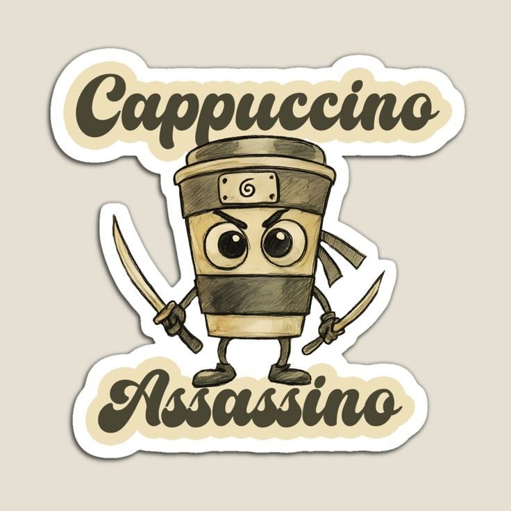 Assassino Cappuccino Sticker
