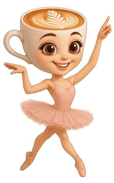 Balerino Cappuccino Sticker