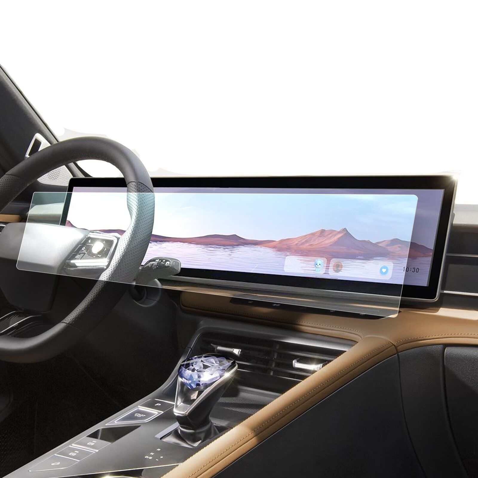 MG HS 2024-2025 Uyumlu 12.3 İnç Dijital Gösterge ve Navigasyon 9H Nano Ekran Koruyucu