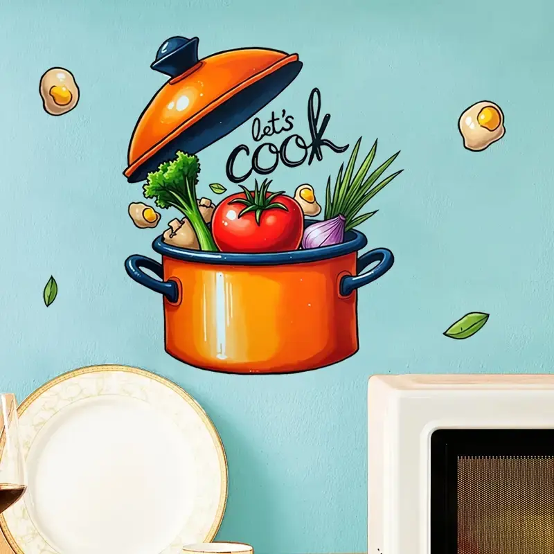 Yemek Tencere Mutfak Sticker