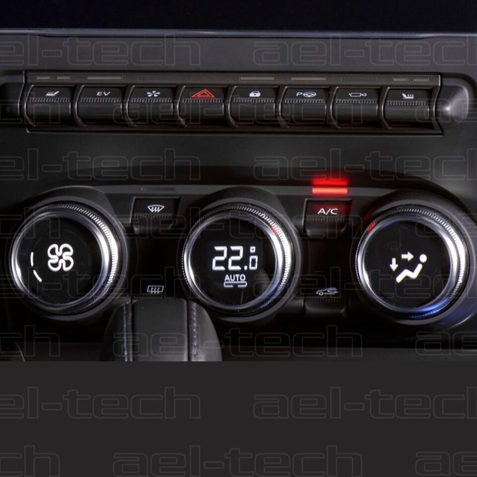 Renault Clio 5 Uyumlu Dijital Klima gösterge 9H Nano Ekran Koruyucu 3'lü set