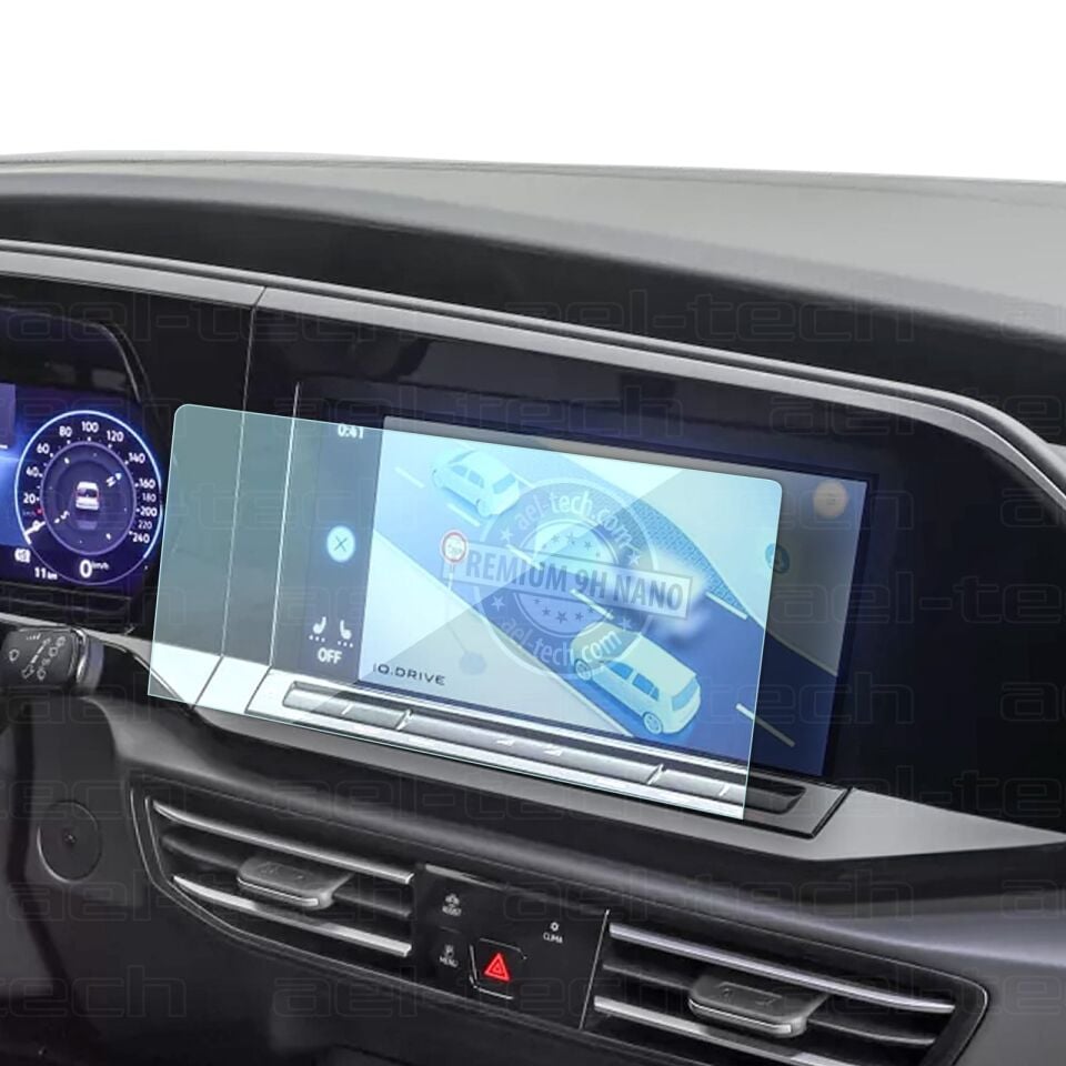 Volkswagen Caddy 2024-2025 Uyumlu 10 inç Navigasyon 9H Nano Ekran koruyucu