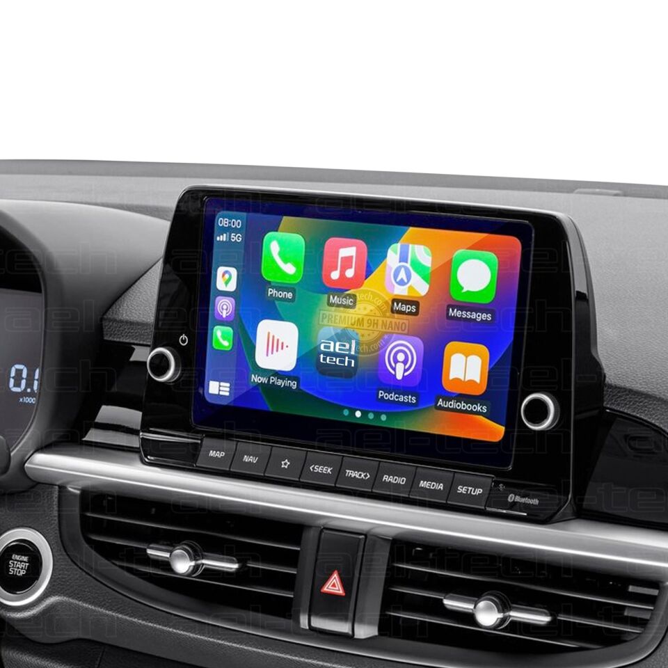 Kia Picanto 2024-2025 Uyumlu 8 İnç Navigasyon 9H Nano Ekran Koruyucu