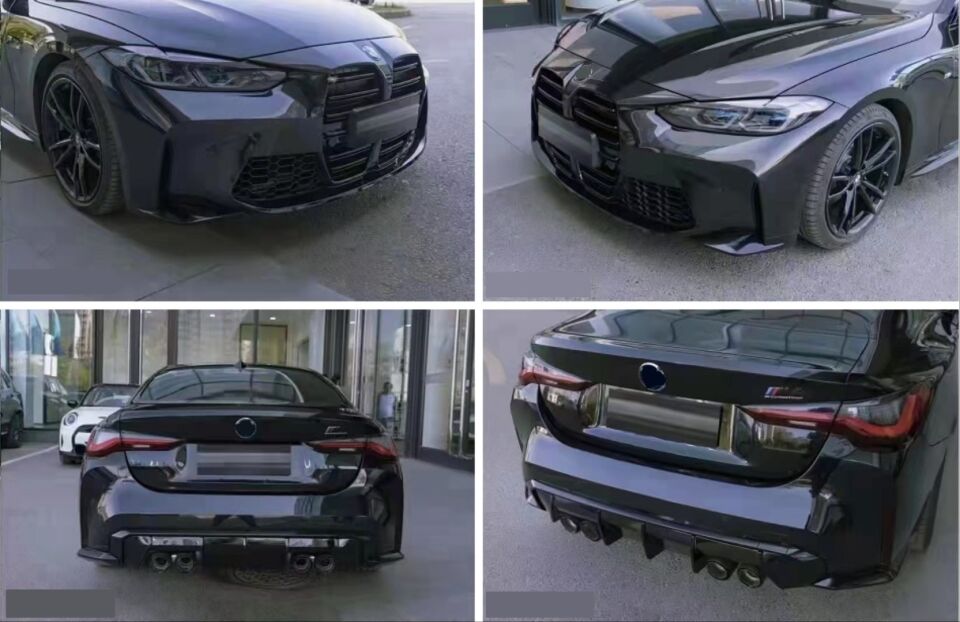 4 SERISI G22 M4 BODY KIT (ÖN ARKA TAMPON MARSPIYEL PANJUR - EGZOZ SET)  2 KAPI