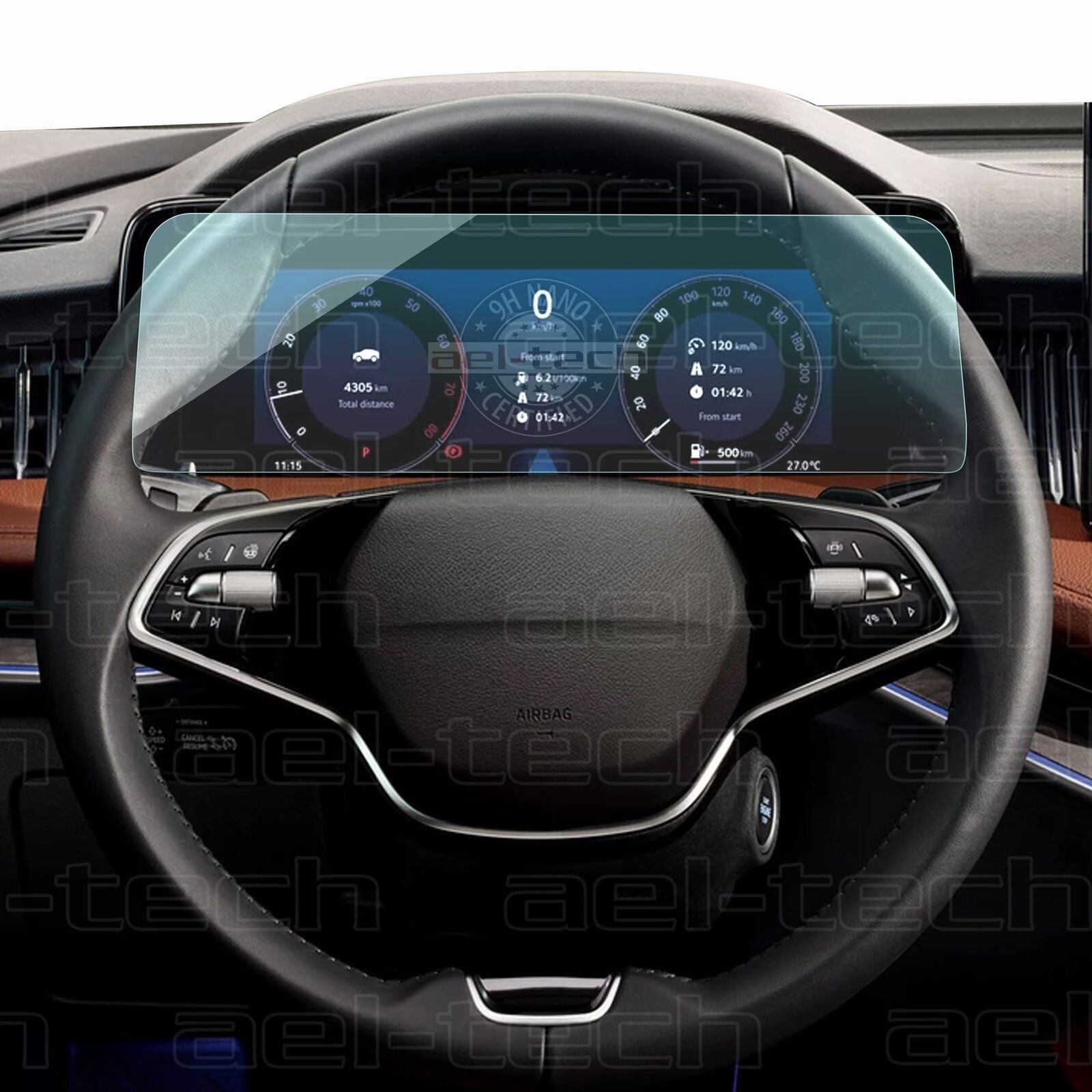 Skoda Superb 10.25 inç Dijital Gösterge uyumlu Nano Ekran koruyucu 2024