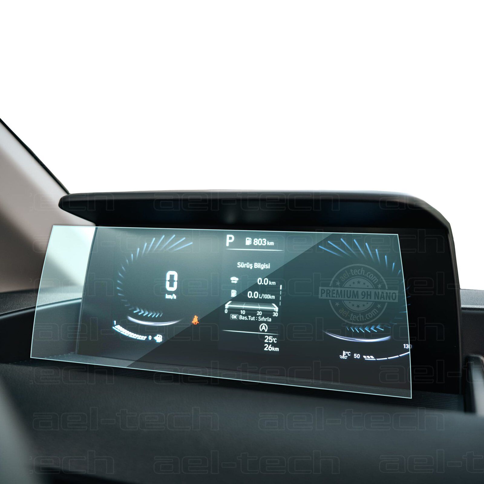 Hyundai Staria 2022 2025 Uyumlu Dijital Gösterge 9H Nano Ekran Koruyucu