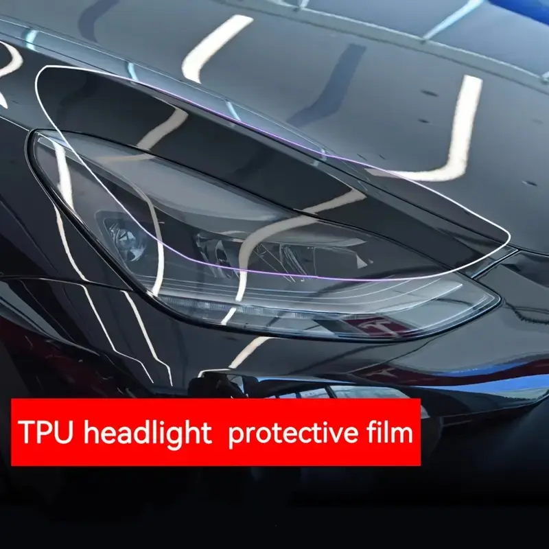 Tesla Model Y 2021-2024 Smoky Black TPU Far-Sis-Stop 190 Mikron Koruyucu Film