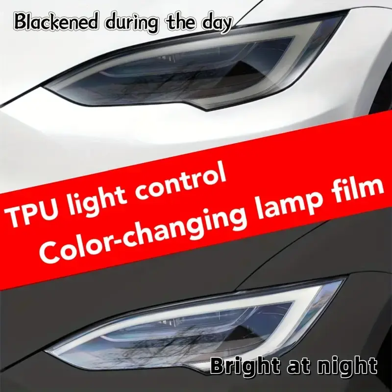 Tesla Model Y 2021-2024 Smoky Black TPU Far-Sis-Stop 190 Mikron Koruyucu Film