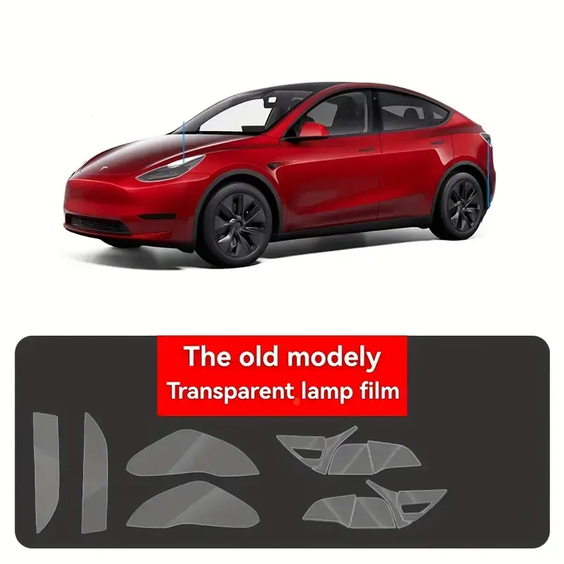 Tesla Model Y 2021-2024 Smoky Black TPU Far-Sis-Stop 190 Mikron Koruyucu Film