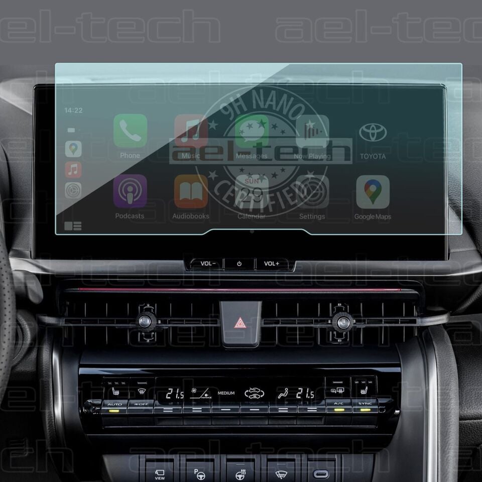 Toyota Yeni C HR Uyumlu 12.3 inç Navigasyon 9H Nano Ekran Koruyucu