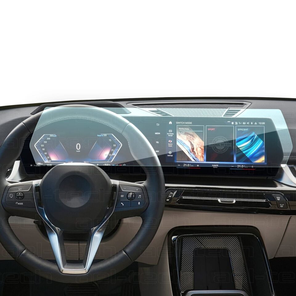 BMW X1 Uyumlu Dijital Gösterge ve Navigasyon 9H Nano Ekran Koruyucu 2022-2025