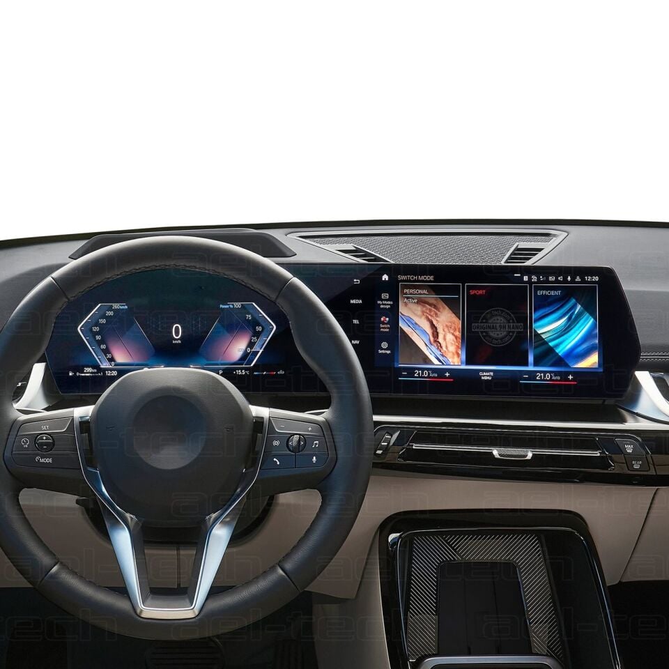 BMW X1 Uyumlu Dijital Gösterge ve Navigasyon 9H Nano Ekran Koruyucu 2022-2025