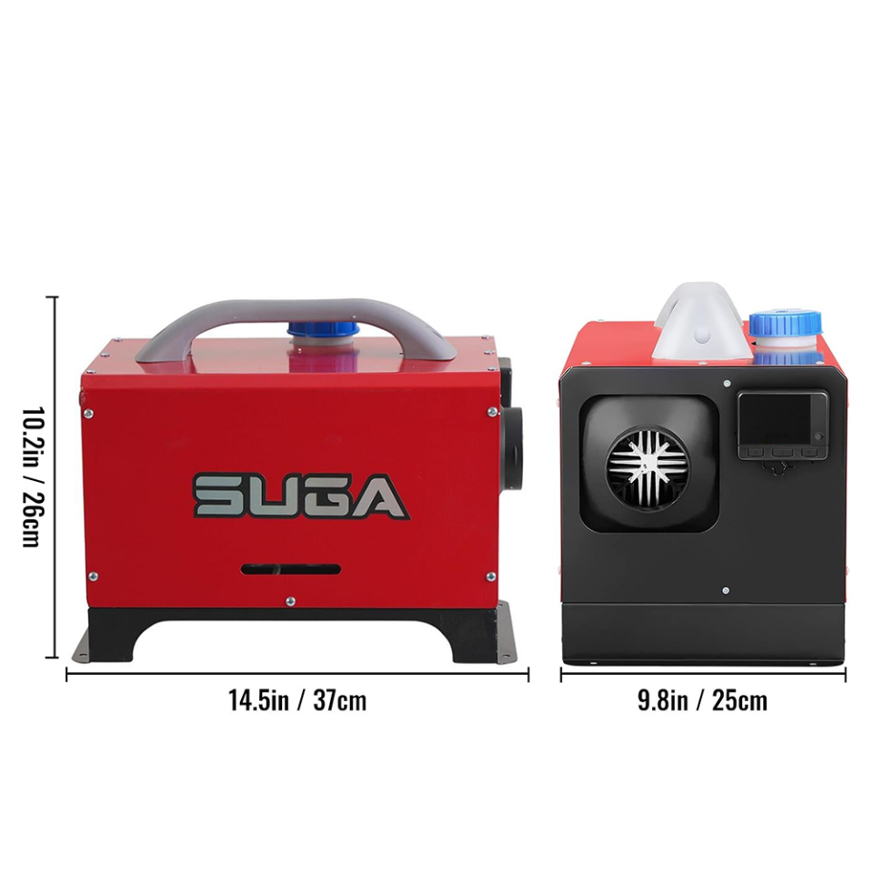 SUGA 12V/24V/220V 5KW Çanta Tipi Portatif Dizel Isıtıcı
