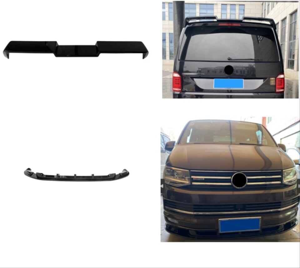 TRANSPORTER T6 & CARAVELLE 16-19 İÇİN AERO KİT (SPOİLER DAHİL)    PARLAK SİYAH