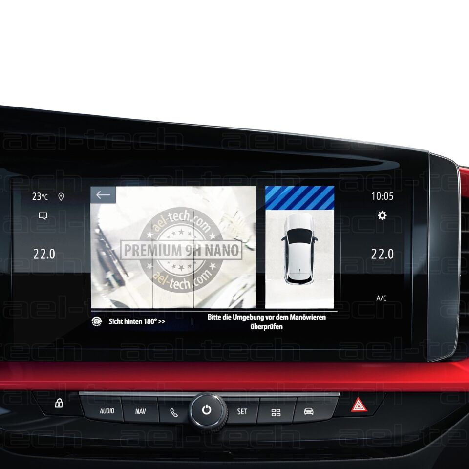 Opel Mokka Ultimate 2021 2024 Uyumlu 10 İnç Navigasyon 9H Nano Ekran Koruyucu