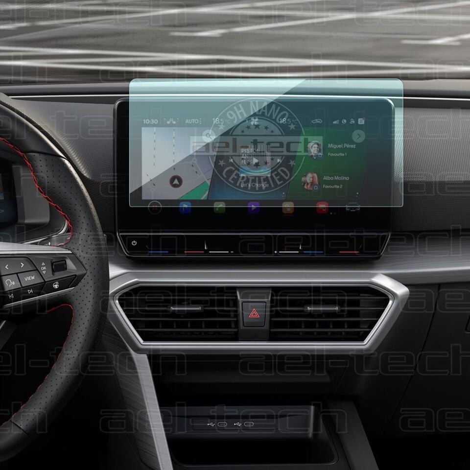Seat Leon Uyumlu 10 Inç Navigasyon  9H Nano Ekran Koruyucu