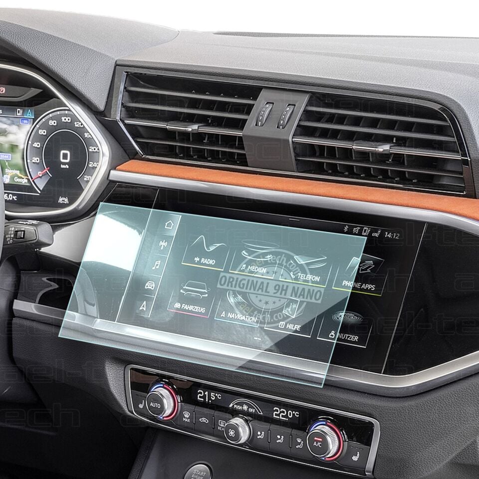 Audi Q3 2019 2023 Uyumlu Navigasyon 9H Nano Ekran Koruyucu