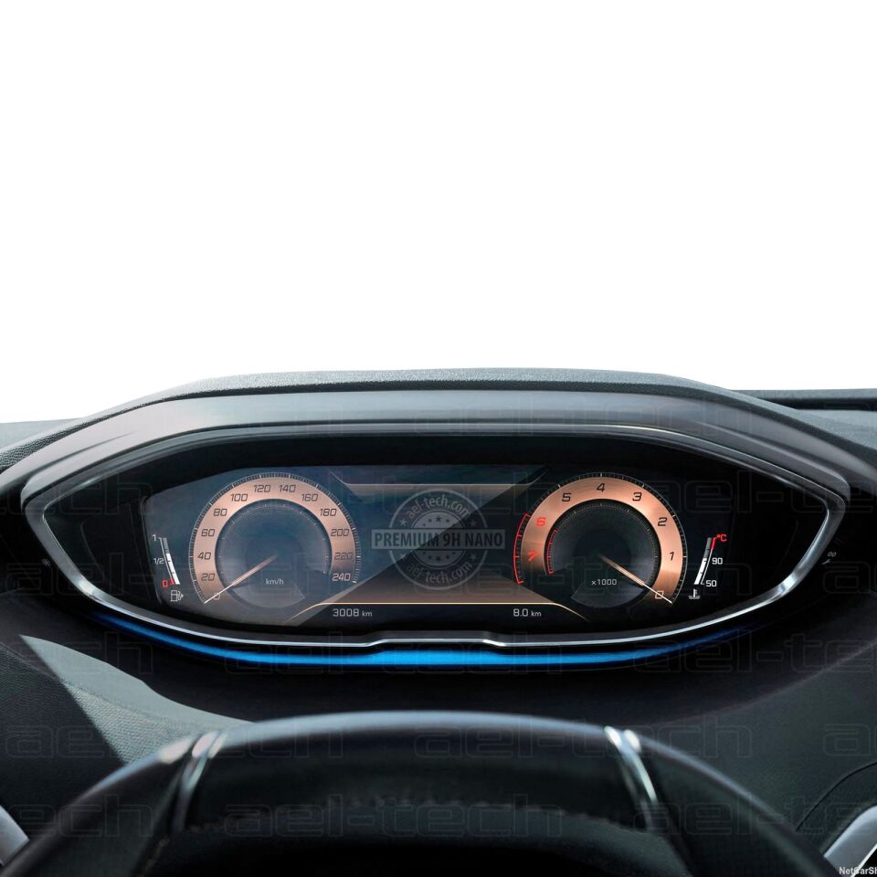 Peugeot 3008 Uyumlu Dijital Gösterge 9H Nano Ekran Koruyucu