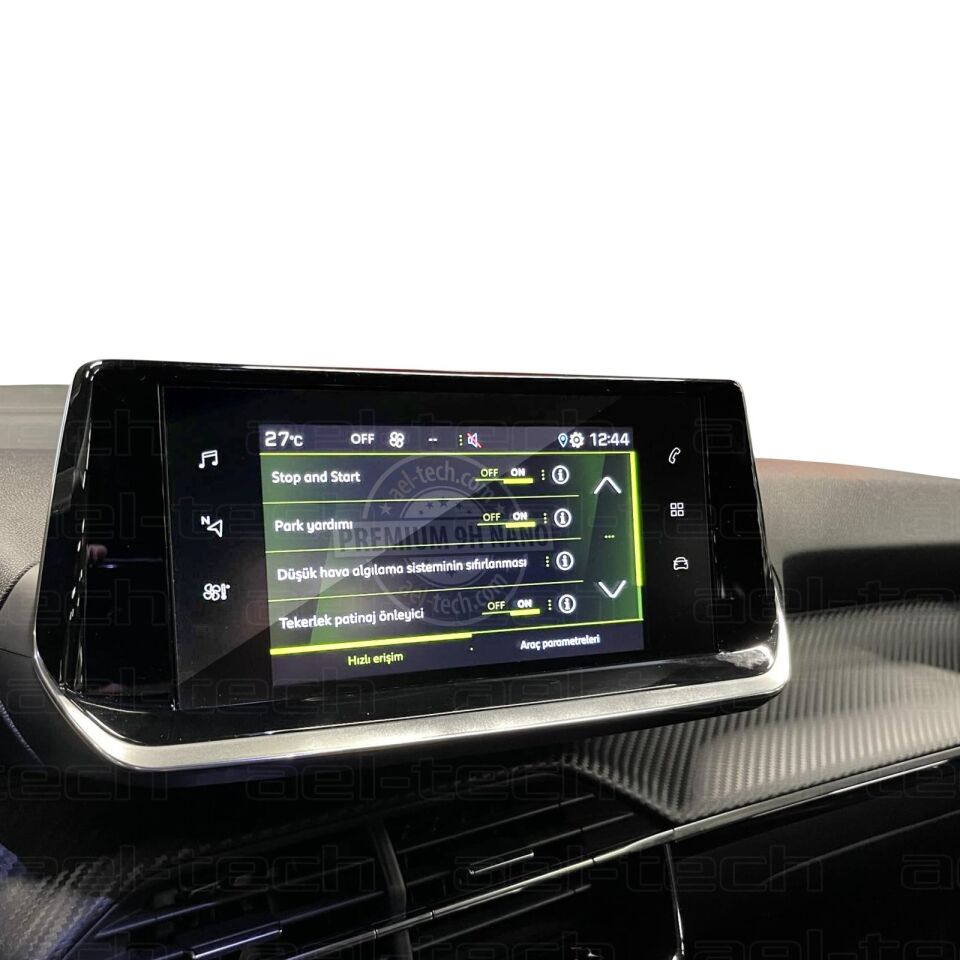 Peugeot 2008 Uyumlu 7 İnç Navigasyon 9H Nano Ekran Koruyucu