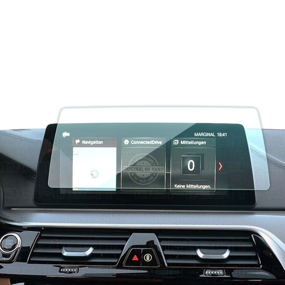 BMW 5 Serisi Special Edition Uyumlu 12.3 İnç Navigasyon 9H Nano Ekran Koruyucu