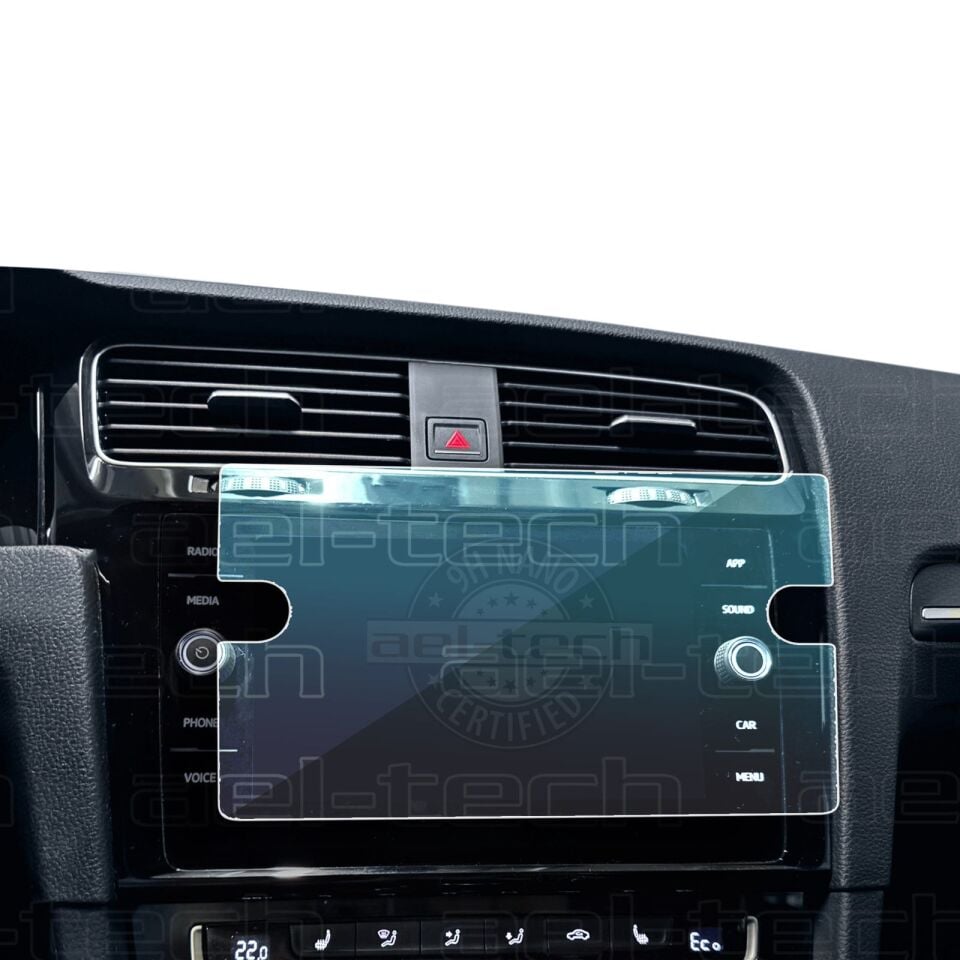 Volkswagen Golf  7-7,5 Uyumlu 8 İnç Multimedya 9h Nano Ekran Koruyucu