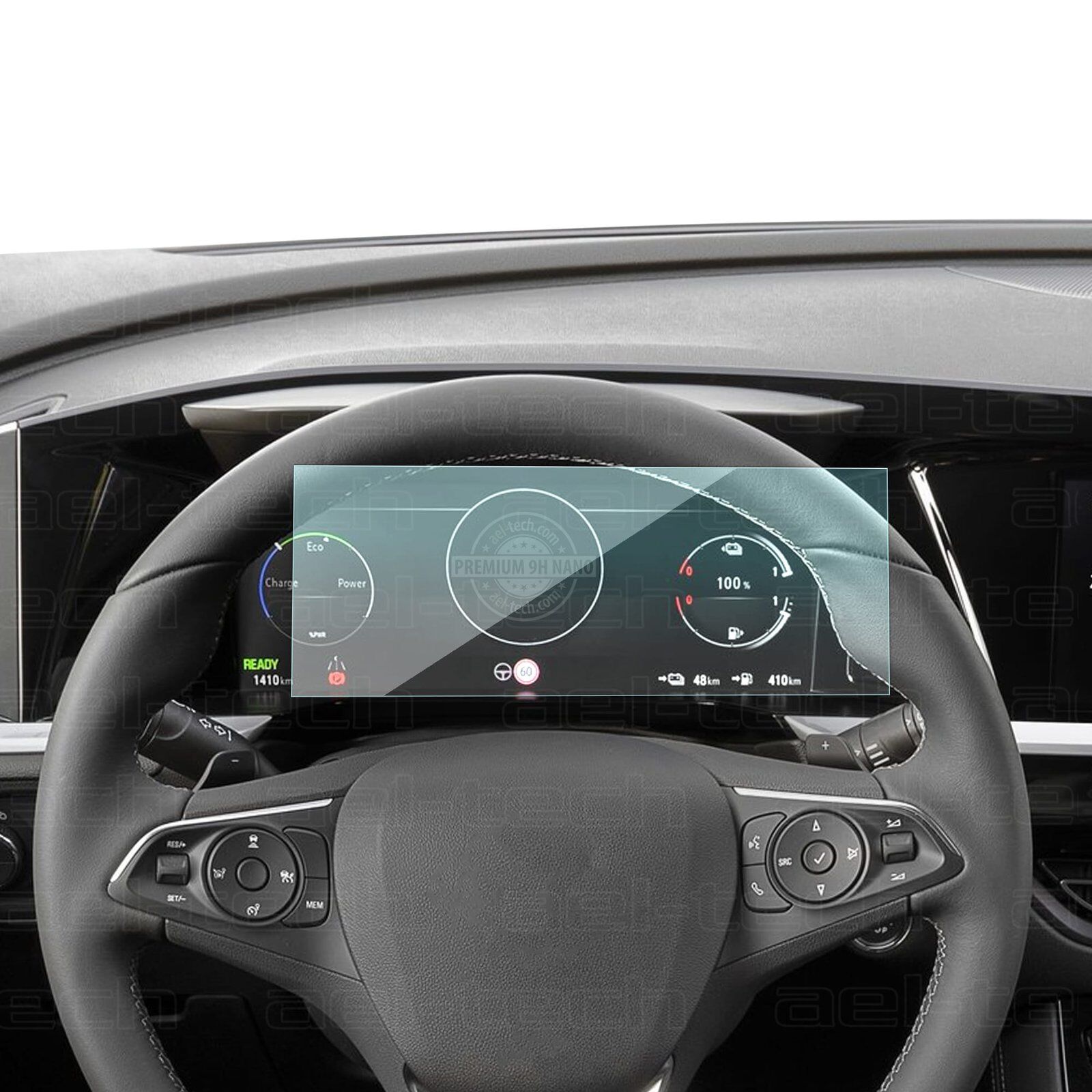 Opel Grandland 2022 2024 Uyumlu 12 İnç Dijital Gösterge 9H Nano Ekran Koruyucu