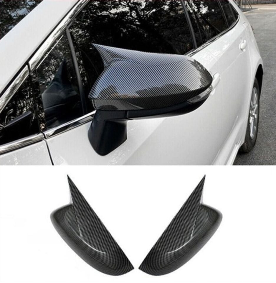 COROLLA 2019+ IÇIN UYUMLU YARASA AYNA KAPAGI - KARBON