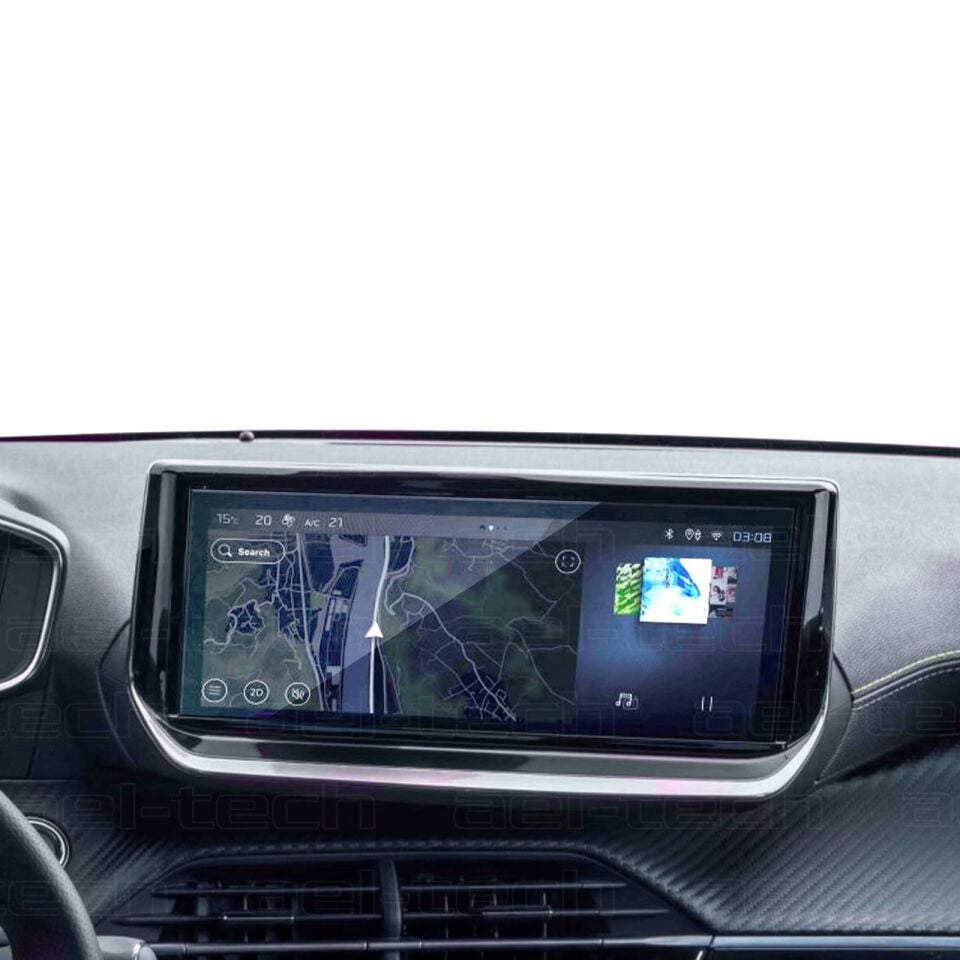 Peugeot 5008 GT 2021-2023 Uyumlu 10 İnç Navigasyon 9H Nano Ekran Koruyucu