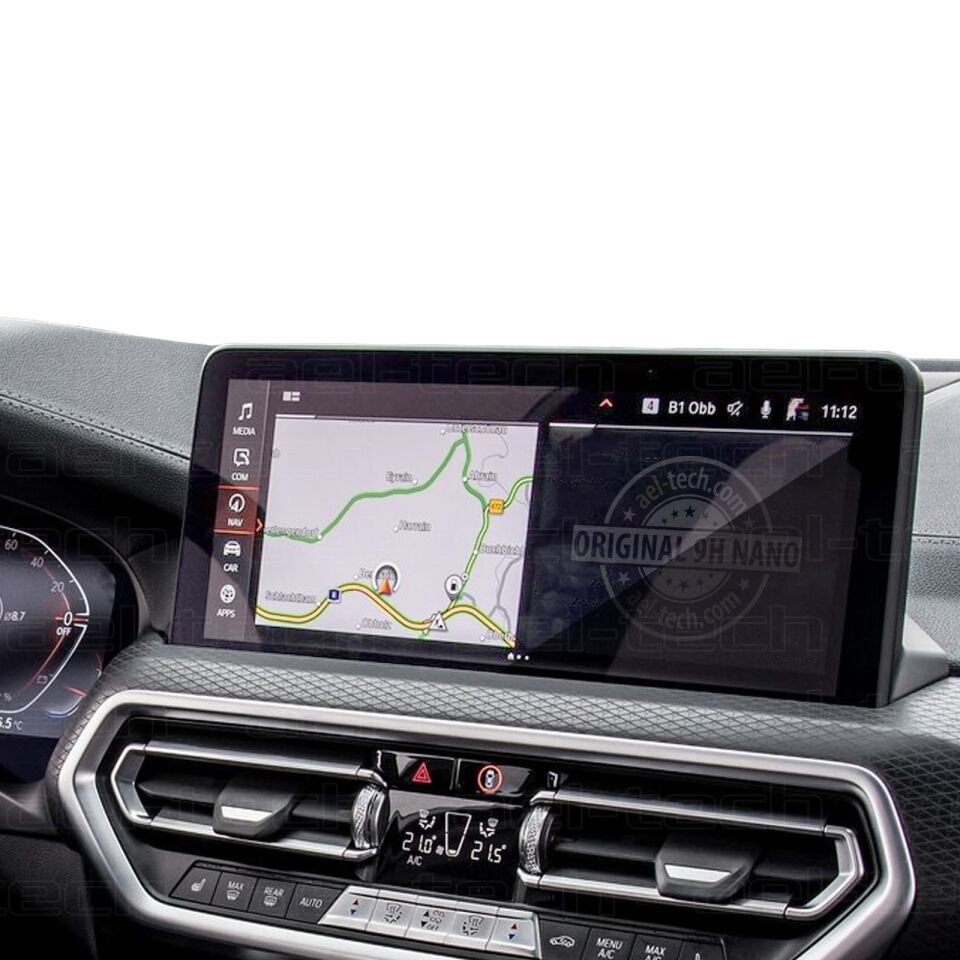 BMW X3 2022 Uyumlu 12.3 İnç Navigasyon 9H Nano Ekran Koruyucu