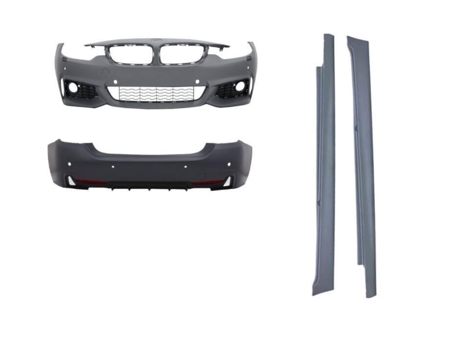 4 SERISI F36 2015-2019 IÇIN UYUMLU MT BODY KIT  (Ön -Arka-Yan Ekler ) (Çift çıkış)