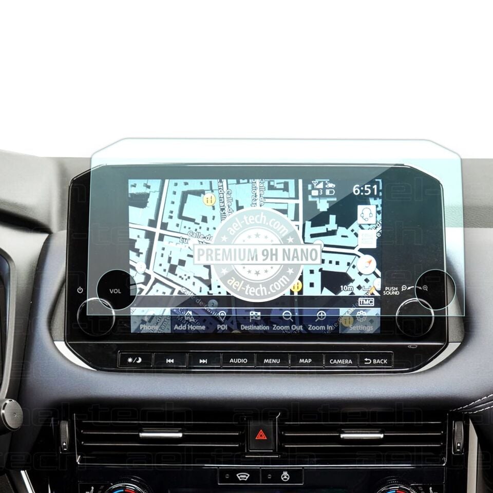 Nissan Qashqai Platinum Premium 2021-2023 Uyumlu 9 İnç Navigasyon 9H Nano Ekran Koruyucu