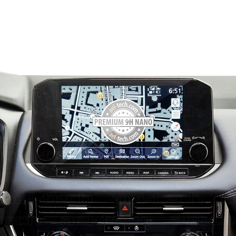 Nissan Qashqai Platinum Premium 2021-2023 Uyumlu 9 İnç Navigasyon 9H Nano Ekran Koruyucu