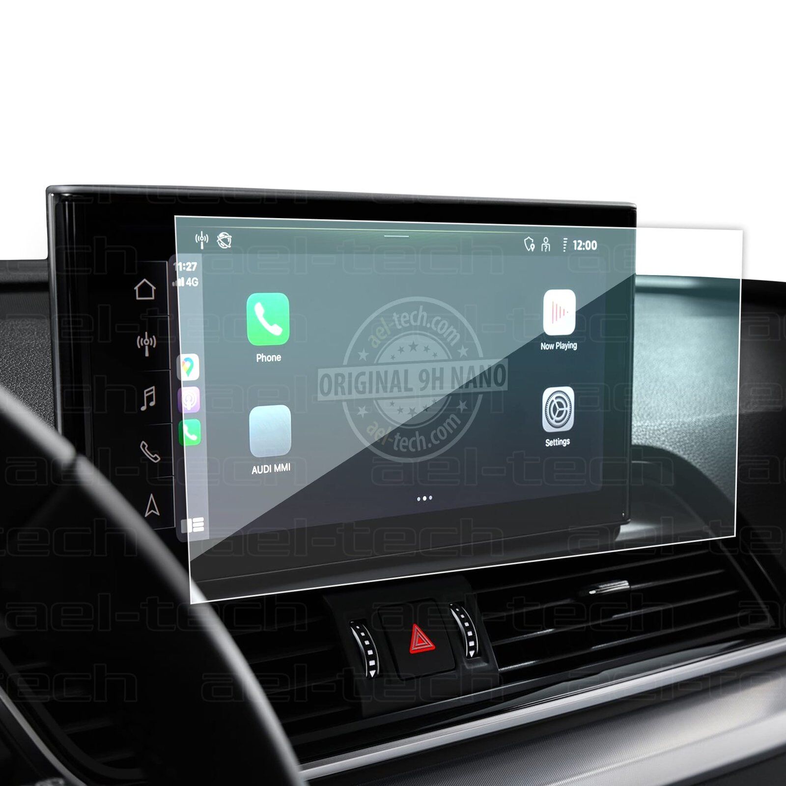 Audi Q5 2020-2022 Uyumlu 10.1 İnç Navigasyon 9H Ekran Nano Koruyucu