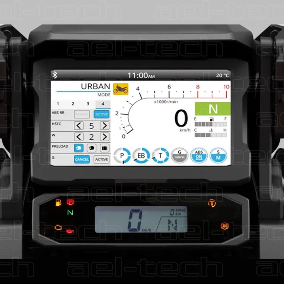 Honda Crf 1100 Africa Twin Uyumlu Navigasyon Ve Bilgi Ekran 9H Nano Ekran Koruyucu