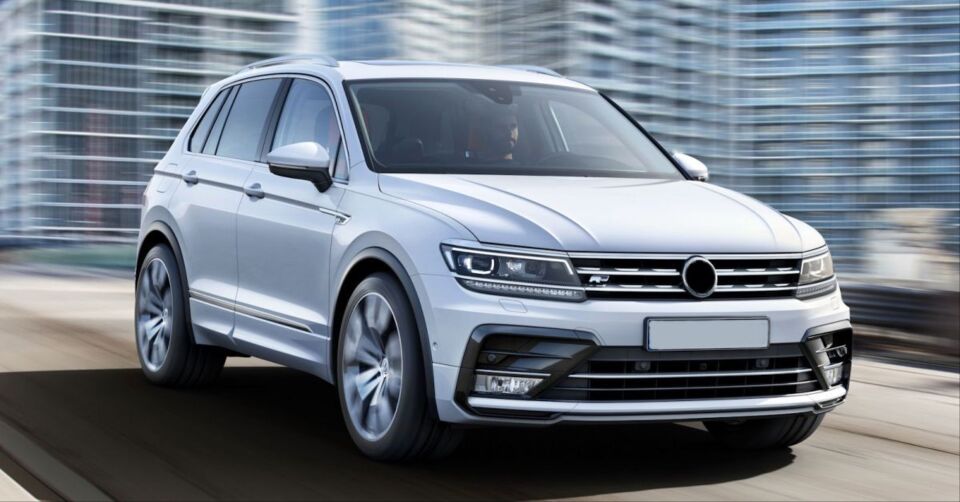 TIGUAN 2016-2021 IÇIN UYUMLU  R-LINE BODY KIT (ON TAMPON-PANJUR-DIFUZOR-  SPOILER)